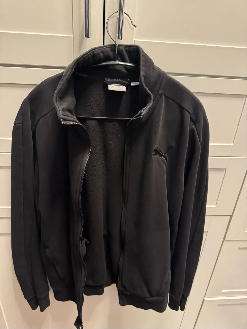 Puma Men's Black Full-Zip Sport Jacket Size Small - Picture 4 of 8